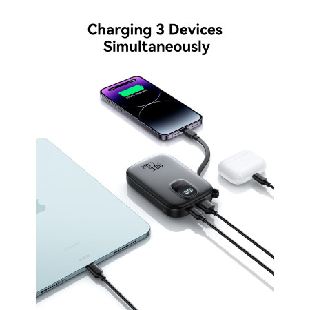 Joyroom JR-PBF18 10000mAh išorinė baterija su Lightning kabeliu