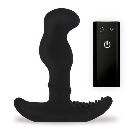 Nexus G-Stroker Black Intimate Massager with Remote, Silicone, 12cm