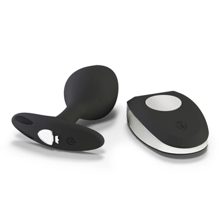 Mystim Rocking Vibe S Compact Silicone Intimate Massager Black