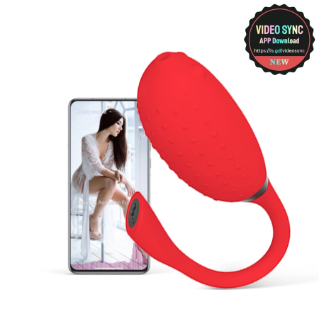 Magic Motion Fugu Red - Compact App-Controlled Intimate Device