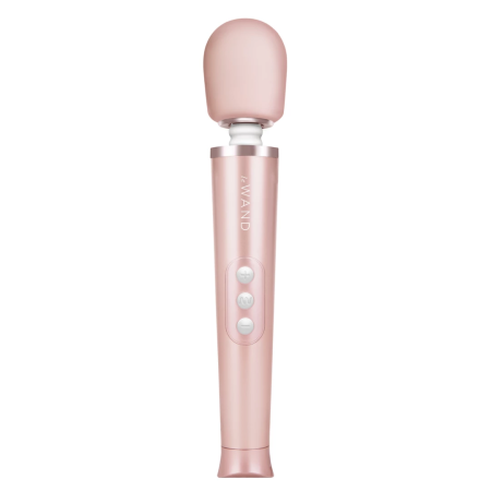 Le Wand Petite Massager Rose Gold USB, 10 Speeds, Travel Set