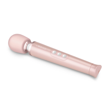 Le Wand Petite Massager Rose Gold USB, 10 Speeds, Travel Set