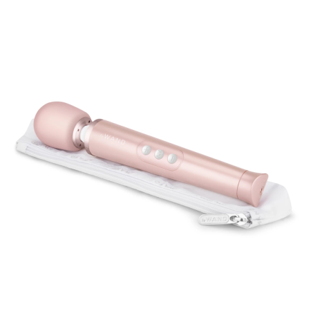 Le Wand Petite Massager Rose Gold USB, 10 Speeds, Travel Set