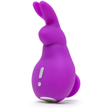 Happy Rabbit Mini Ears Intimate Vibe Purple Rechargeable Silicone 11.4cm