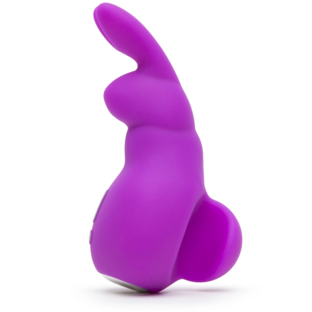 Happy Rabbit Mini Ears Intimate Vibe Purple Rechargeable Silicone 11.4cm