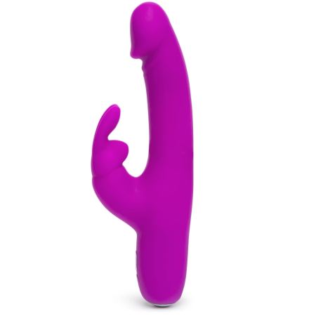 Happy Rabbit Realistic Slimline Intimate Device Purple Silicone USB