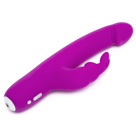 Happy Rabbit Realistic Slimline Intimate Device Purple Silicone USB
