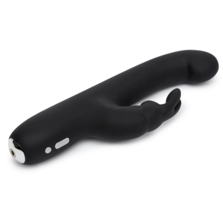Happy Rabbit Slimline G-Spot Intimate Massager Black Silicone USB