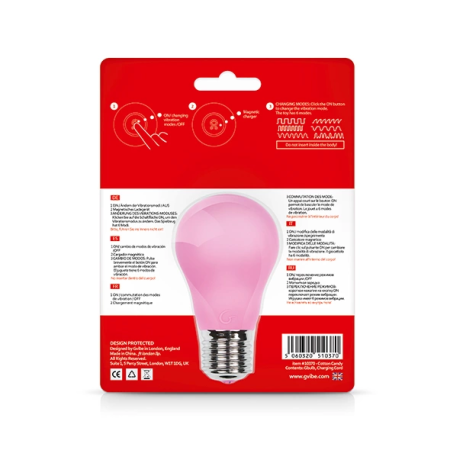 Gvibe Gbulb Pink Intimate Wand Vibrator - 6 Modes, Waterproof, 10.4 cm