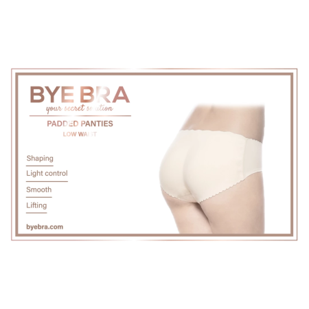 Bye Bra Low Waist Padded Panties S Nude - Shaping Underwear