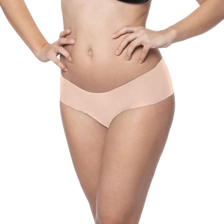 Bye Bra Invisible Hipster L 2-Pack Nude & Black Seamless Comfort