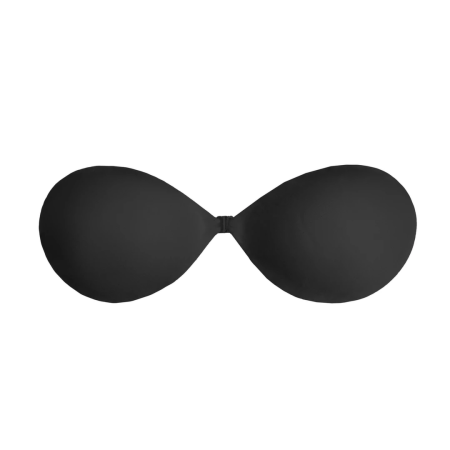 Bye Bra Invisible Bra Cup B Black - Reusable Strapless Solution