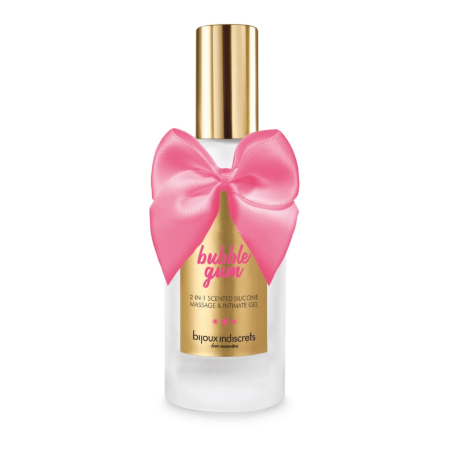 Bijoux Indiscrets Bubblegum 2-in-1 Massage & Intimate Gel 100ml Vegan