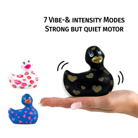 Big Teaze Toys I Rub My Duckie 2.0 Black & Gold Intimate Massager