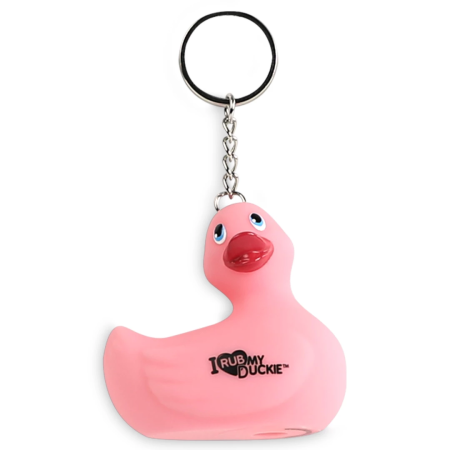 Big Teaze Toys I Rub My Duckie Pink Keychain - Miniature Duck Accessory