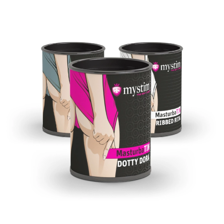 Mystim MasturbaTIN Dotty Dora Dots - Compact Intimate Device, White