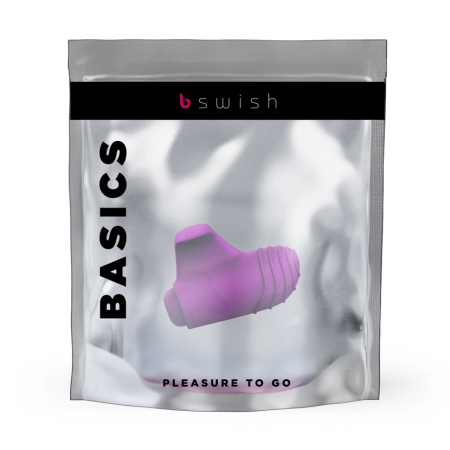 B Swish bteased Basic Orchid - Compact 5-Mode Silicone Personal Massager