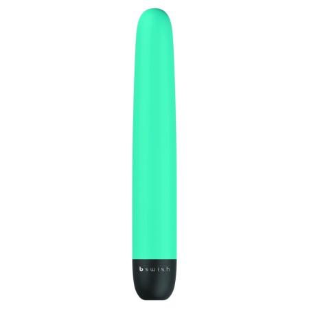 B Swish Bgood Classic Intimate Massager Jade 17.8cm Waterproof Blue