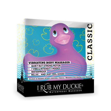 Big Teaze Toys I Rub My Duckie 2.0 Classic Purple Waterproof Massager