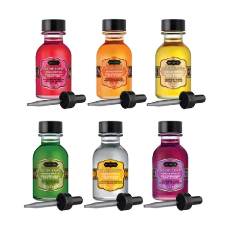 Kama Sutra Oil of Love Limited Edition Flavour Collection 6 x 22 ml