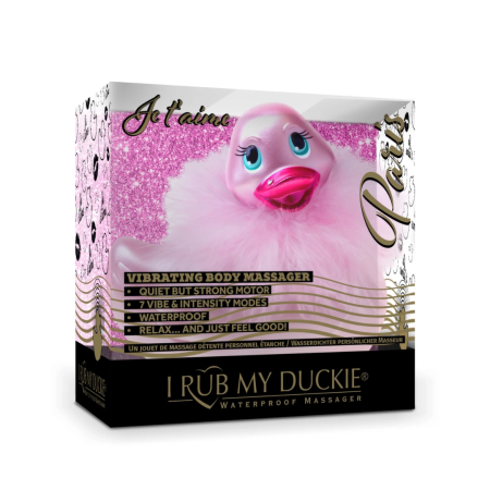 Big Teaze Toys I Rub My Duckie 2.0 Paris Pink Waterproof Massager