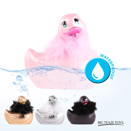 Big Teaze Toys I Rub My Duckie 2.0 Paris Pink Waterproof Massager