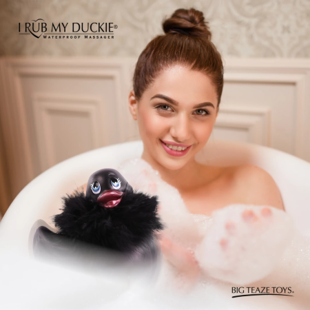 BigTeazeToys I Rub My Duckie 2.0 Paris Black - Waterproof Massager