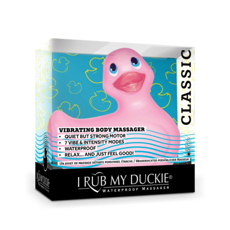 Big Teaze Toys I Rub My Duckie 2.0 Classic Pink Waterproof Massager