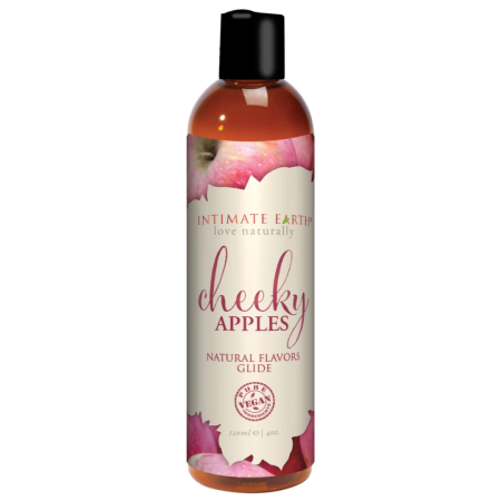 Intimate Earth Cheeky Apples Flavored Lubricant 120ml - Natural Formula