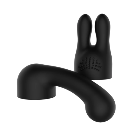 Bodywand Curve Attachment Black Intimate Silicone Extension