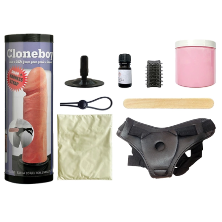 Cloneboy Harness Silicone Intimate Modeling Kit with Strap-On System