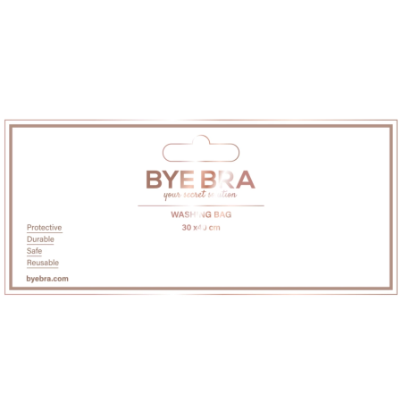 Bye Bra Washing Bag Clear 30x40 cm - Protective Mesh for Delicate Fabrics
