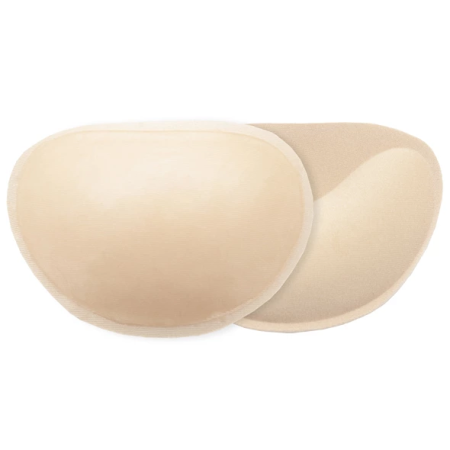 Bye Bra Adhesive Half Push-Up Pads Nude - Invisible Support Reusable