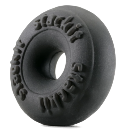 Perfect Fit Stackit Black SilaSkin Soft Comfort System Ring