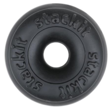 Perfect Fit Stackit Black SilaSkin Soft Comfort System Ring