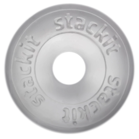 Perfect Fit Stackit Clear SilaSkin Ultra-Soft Adjustable Ring