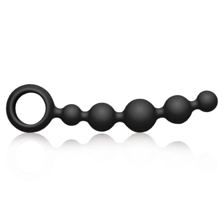 Joydivision Joyballs Anal Wave Short Black Medical Silicone 17.5cm