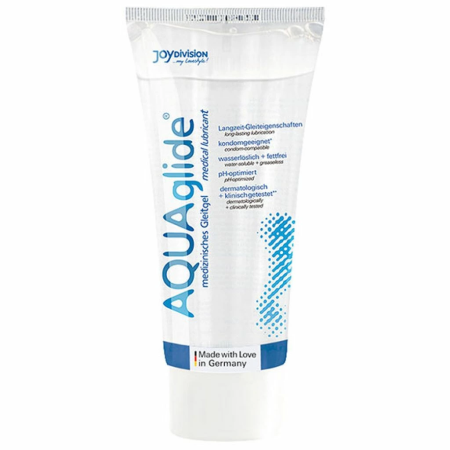 Joydivision AQUAglide Water-Based Gel 50ml - Medical-Grade Formula