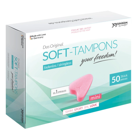 Joydivision Soft-Tampons Mini 50 pcs - Ergonomic, Hygienic, Skin-Friendly