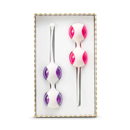 FeelzToys Jena Pelvic Floor Trainer Set Purple Pink 5-in-1 System