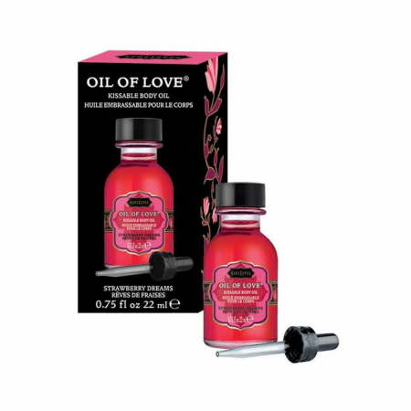 Kama Sutra Oil of Love Strawberry Dreams 22ml - Kissable Scented Body Oil