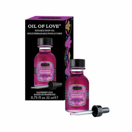 Kama Sutra Oil of Love Raspberry Kiss Warming Foreplay Oil 22ml