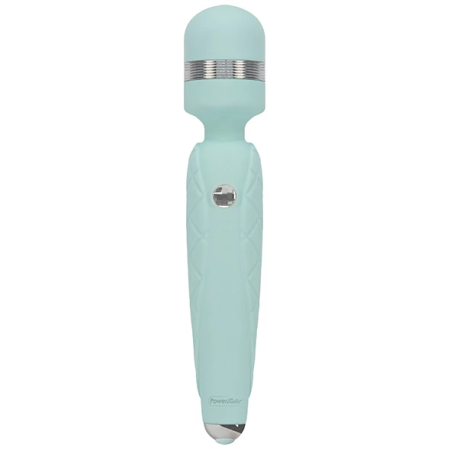 Pillow Talk Cheeky Teal - Rechargeable Silicone Wand Massager