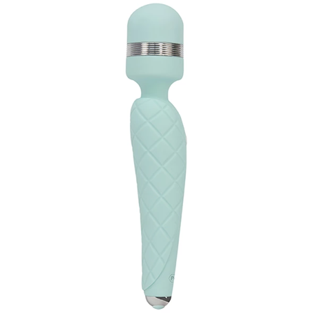 Pillow Talk Cheeky Teal - Rechargeable Silicone Wand Massager
