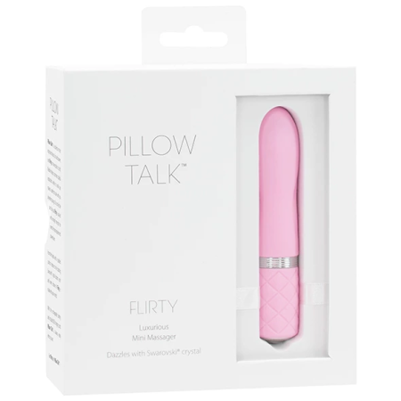 Pillow Talk Flirty Pink Rechargeable Compact Intimate Massager