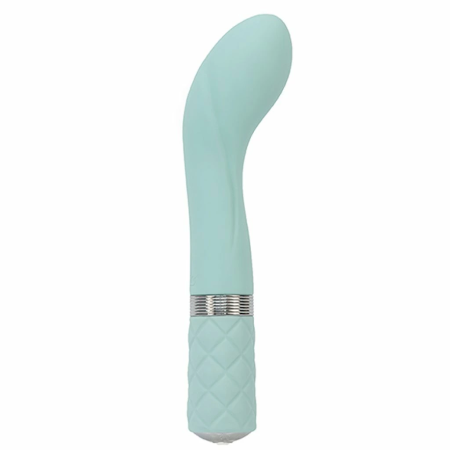 Pillow Talk Sassy Teal - Rechargeable Silicone Intimate Machine, Large Tip