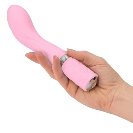 Pillow Talk Sassy Pink Rechargeable Intimate Massager, Silicone, Large Tip