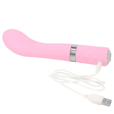 Pillow Talk Sassy Pink Rechargeable Intimate Massager, Silicone, Large Tip