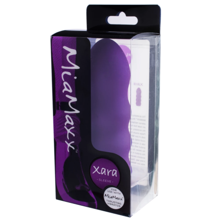 MiaMaxx Xara Wave Sleeve Purple - Anatomically Shaped Insert, 13.5 cm