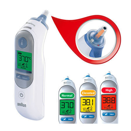 Braun ThermoScan 7 Nuotolinis jutiklis Balta Ausis